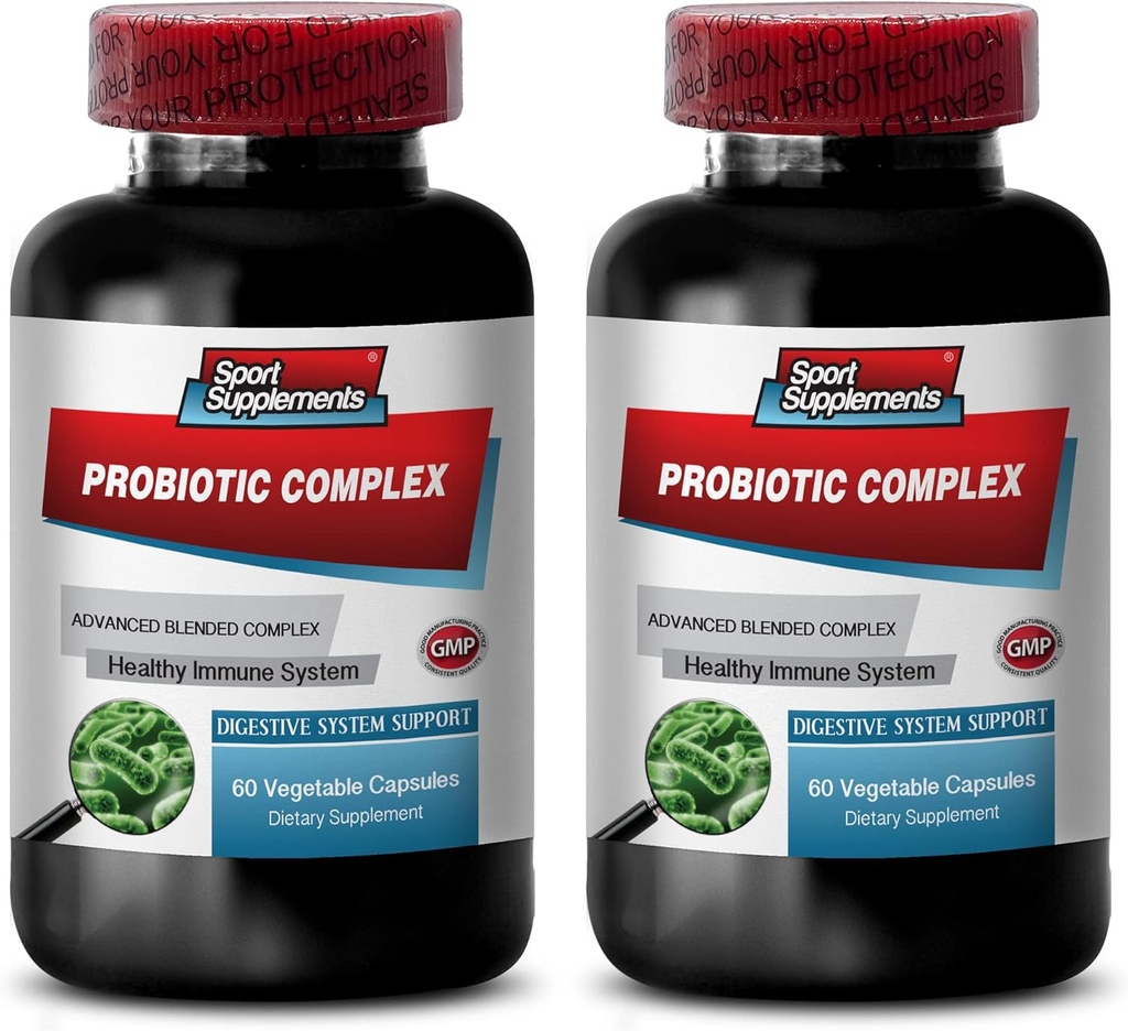 Tervislik seedimine - PROBIOTIC Advanced segatud kompleks seedetrakti jaoks - probiootiline Bacillus, seedetrakti toidulisandid, bifidobacterium lactis, probiootiline multiensüüm Seedetrakti valem, 2B 120 Caps