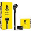 The Beard Club Premium Derma Roller näole, kehale ja peanahale - Microneedling Roller meestele ja naistele 540 Titanium Microneedles - juustele ja habemele - Kaalutud metallist käepide - Magnetiline hoiukast
