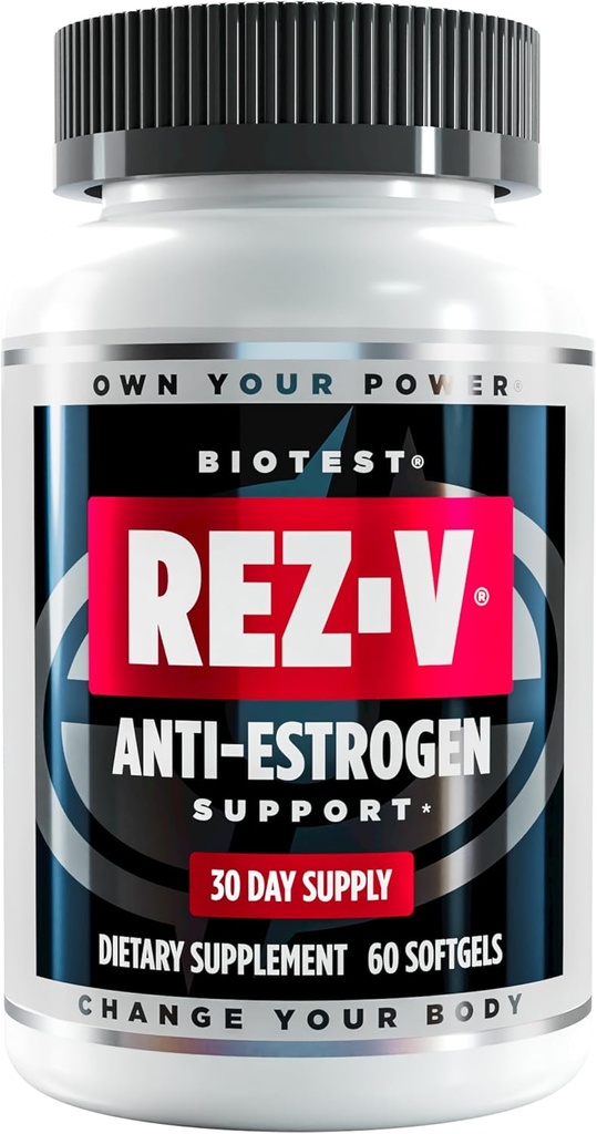 Biotest Rez-V - suure absorptsiooniga resveratrool antiöstrogeeni toetuseks + rakkude tervis - 60 Softgels