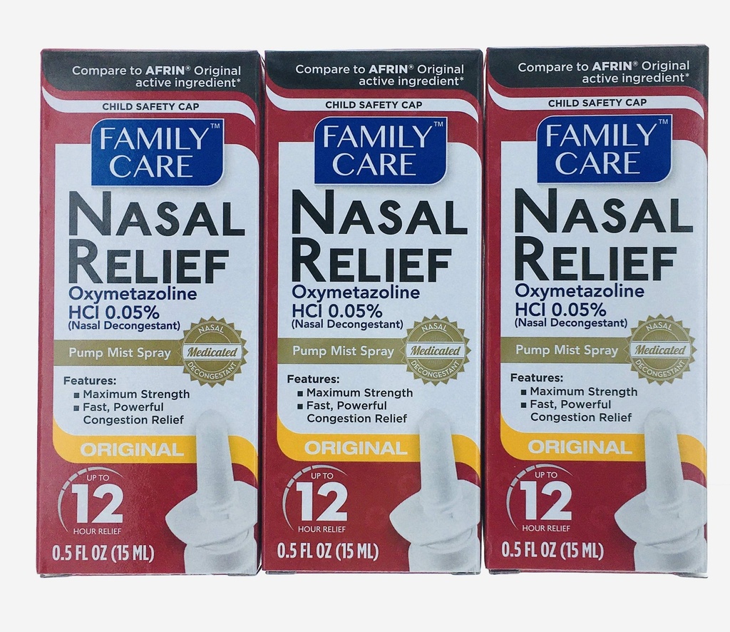 Perekondlik hooldus Nasal Relief Pump Missa pihustus . 5OZ [ 3 pakendis ]