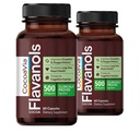 CocoaVia Cardio Health Supplement, 60 päeva, 500 mg kakao flavanoolid, südame tervise toetamine, lämmastikoksiidi suurendamine, vereringlus, energia, vegan, tume šokolaad, 120 kapslit