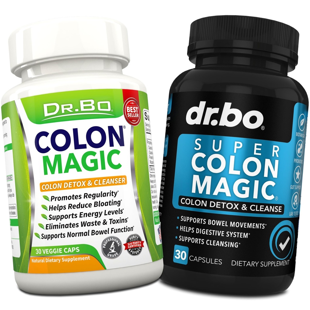 Colon Cleanser Detox Supplement kapslid - 15 päeva Colon Cleanse Pills & Probiootiline Daily Taimne puhastus - Natural Bowel Movement Supplements soolestikus Bloating seedetrakti tugi