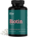 Biotin 10000mcg - Max Strength Biotin Supplement - juuste naha ja küünte vitamiinid naistele ja meestele, juuste kasvu vitamiinid ja energia tootmine, Kosher, Non-GMO, 360 Mini tabletid