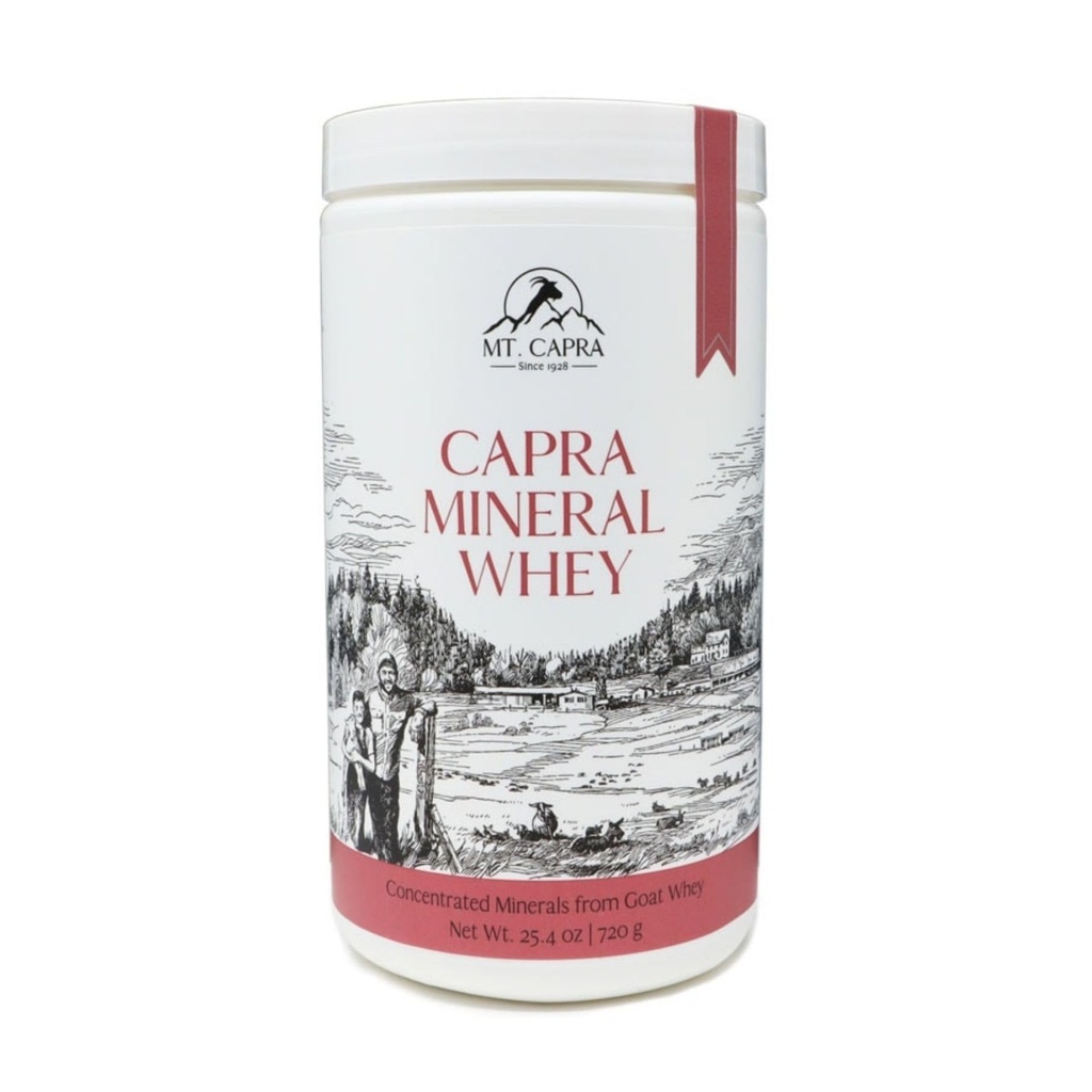 Mt. Capra Mineral Whey | Kogu toit, Bio-Available Mineral / Elektrolüütide Pulber Täiendus Kitsepiimavadakust, Rikas Kaaliumis, Alkalizing | 28 Servings - 25,4 oz