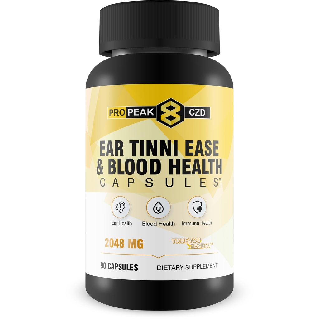 Looduslik Tinnitus Relief Kõrva Tinnie Kergendage Immuunsüsteemi Boost - Meie Parim Tinnitus Relief Ringing Kõrvad Immuunsüsteemi tugi Toidulisand - Veretõstja - Kõrva tervis - Immuunsuse Boost Vere Ehitaja Vere Tervise Pillid
