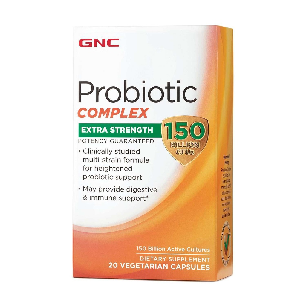 GNC probiootiline kompleks 150 miljardi CFU, 20 kapsliga, igapäevane probiootiline tugi