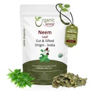 Orgaaniline tee Neem Leht lõigatud ja sõelutud | Taimne tee | Premium Neem Leaf | USDA sertifitseeritud | Non GMO & Gluteenivaba | Päritolu - India (8 oz - 1/2 naela)