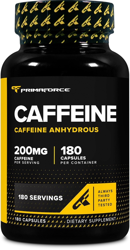 Primaforce Kofeiin Pills 200 mg, 180 kapslit