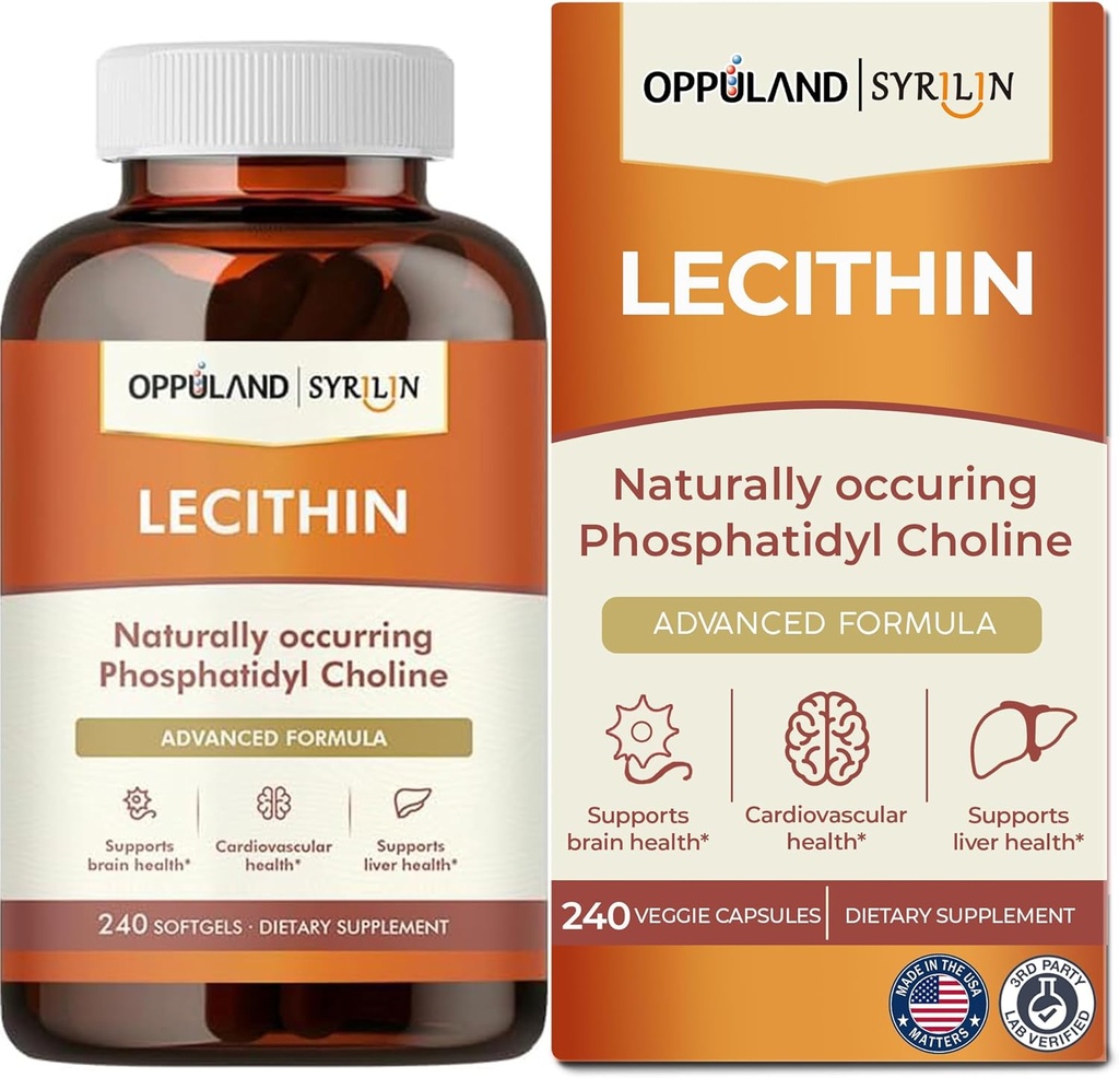 Letsitiin-240 Softgels - toetab aju tervist