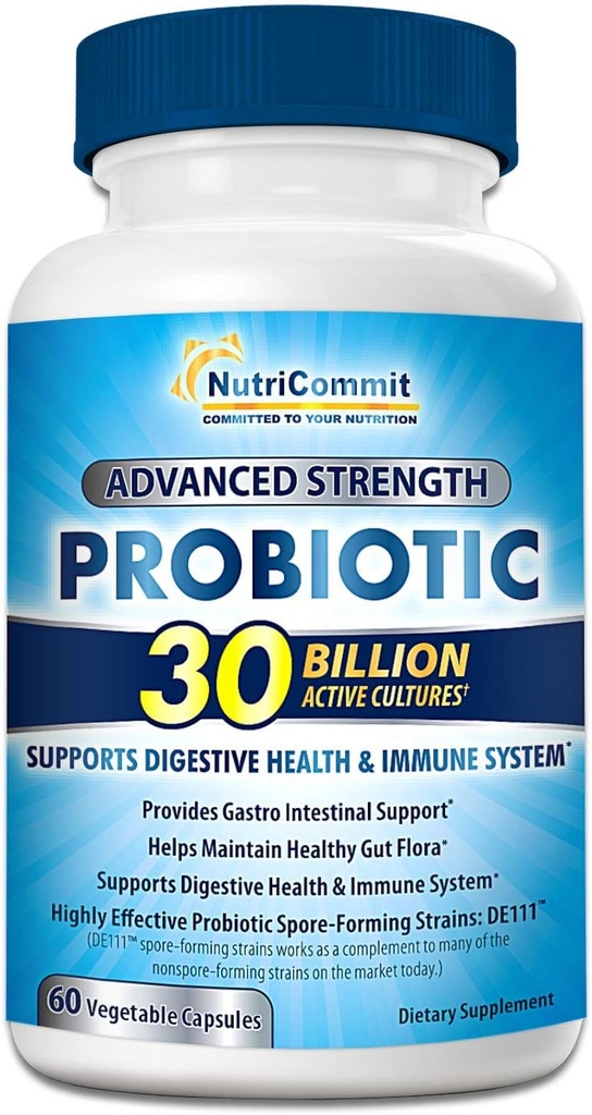 30 miljardit probiootikumilisa | 10 haruldast teaduslikult kinnitatud Bacillus subtilis'e ja Bacillus coagulans'i prebiootikumi tüved Optimal Immune & Digestive Health (1 päev)