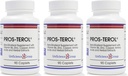 Pros-TEROL (3 pudelikomplekti), eesnäärme leevendamine 900 mg taimsete steroolidega kõrvitsaseemnetega, nõeluv nõgesjuur, ingveri juur, lagritsa juur ekstraktid 90 kapslit