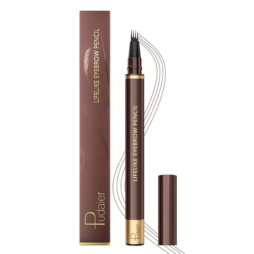 Microblading Kulmupliiats, Magic Kulmupliiats naistele 4 kahvel Tip, veekindel Brow meik Pen, looduslik välimus, juuksed nagu insult, pikk seljas