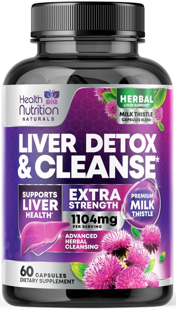 Õrn maks Puhasta Detox & Remont valem - Advanced Maksatoetus täiendus Silymarin Piimaohakas, Dandelion Juur, Artichoke Extract, Kurkum, Koliin & Beetroot - 60 Veggie Kapslid