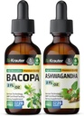 BIO KRAUTER Bacopa Tinktuur 2 Fl. Oz... Ashwagandha Tinktuur 2 Fl. Oz.