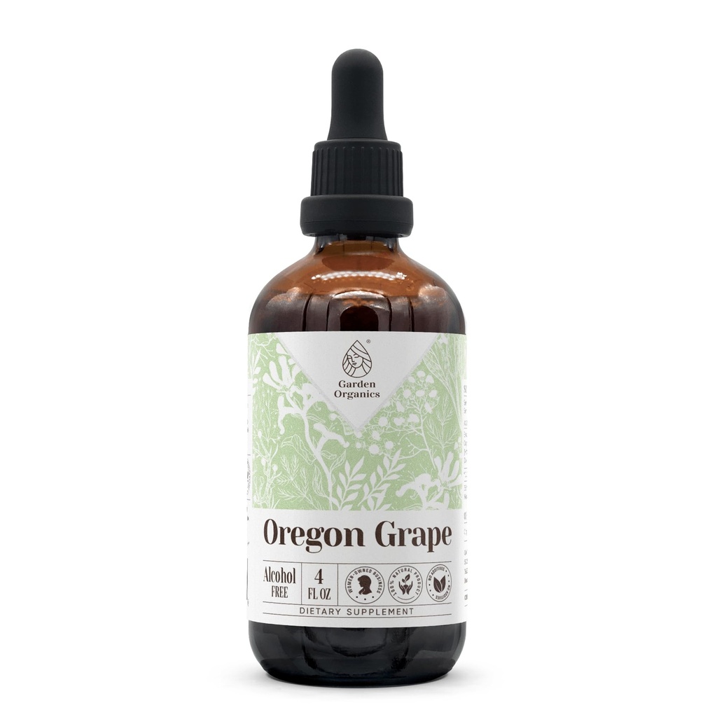 Oregoni viinamarjade alkoholivaba looduslik tinktuurekstrakt, immuunsüsteemi suurendaja, vedelad tilgad, mis on valmistatud 100% (4 fl oz)