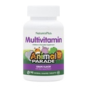 Natures Plus Animal Parade Laste näritav multivitamiin - Viinamarjamaitse - 90 loomakujulist tabletti - Tervise ja heaolu edendamine - Taimetoitlane, Gluteenivaba - 45 serveerimist