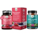 Kogu menopausi lisand koos Dong Quai Vitex Chaste Berry & Black Cohosh loodusliku hormooni toetamiseks ja maksa toetamiseks NAC-i lisand piimaohakaga maksa puhastamiseks