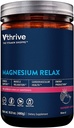 Magneesium Relax Pulber - Toetab Stressi Ja Lihaste Lõõgastumist - Vaarika Sidrun (16,9 oz. / 100 Servings)