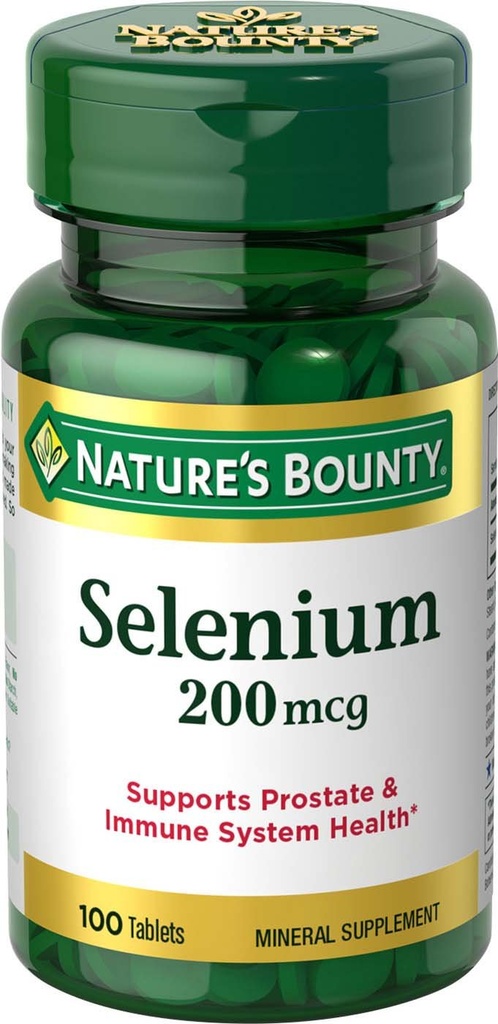Looduse pearaha seleen, toetab eesnäärme ja immuunsüsteemi tervist, 200 mcg, 100 tabletti