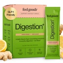 Feel Goods Gut Guardian, orgaaniline kiud, probiootiline ja prebiootiline pulber, suhkruvaba, maitsetaimed puhumiseks, soolestiku tervisetoetus, meeste ja naiste seedetrakti tervis, mitte GMO, vegan, sidruni ingver, 15 krahv