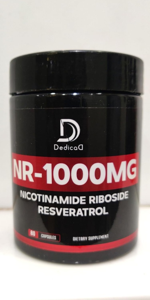 NAD täiendus nikotiinamiid-ribosiid ja trans-resveratrool - NR meestele ja naistele - 80 kapslit