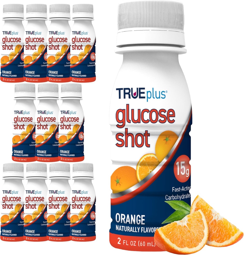 TRUEplus Glükoos Shots 12 pudelit - oranž