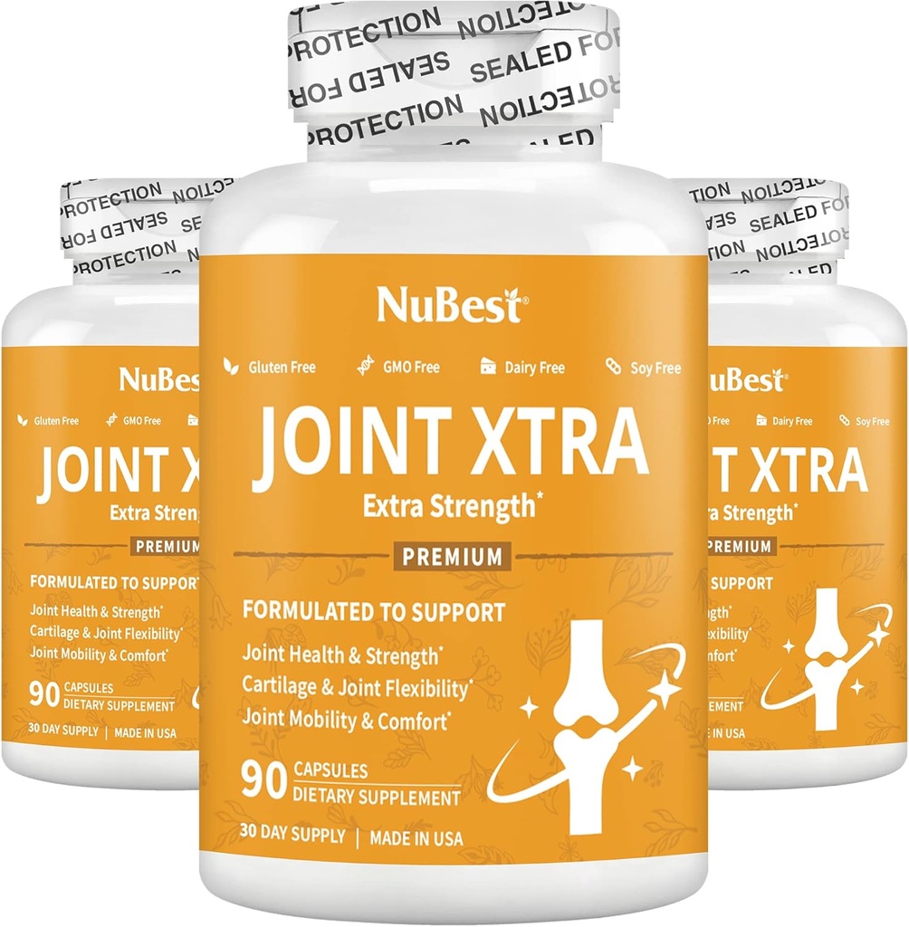 Ühine Xtra Advanced Support Supplement - ühine tugevus valem koos glükoosamiini, kondroitiini, kurkumi, MSM & Boswellia liigeste ja kõhrede tervise, paindlikkuse, liikuvuse ja mugavuse jaoks (3. pak)