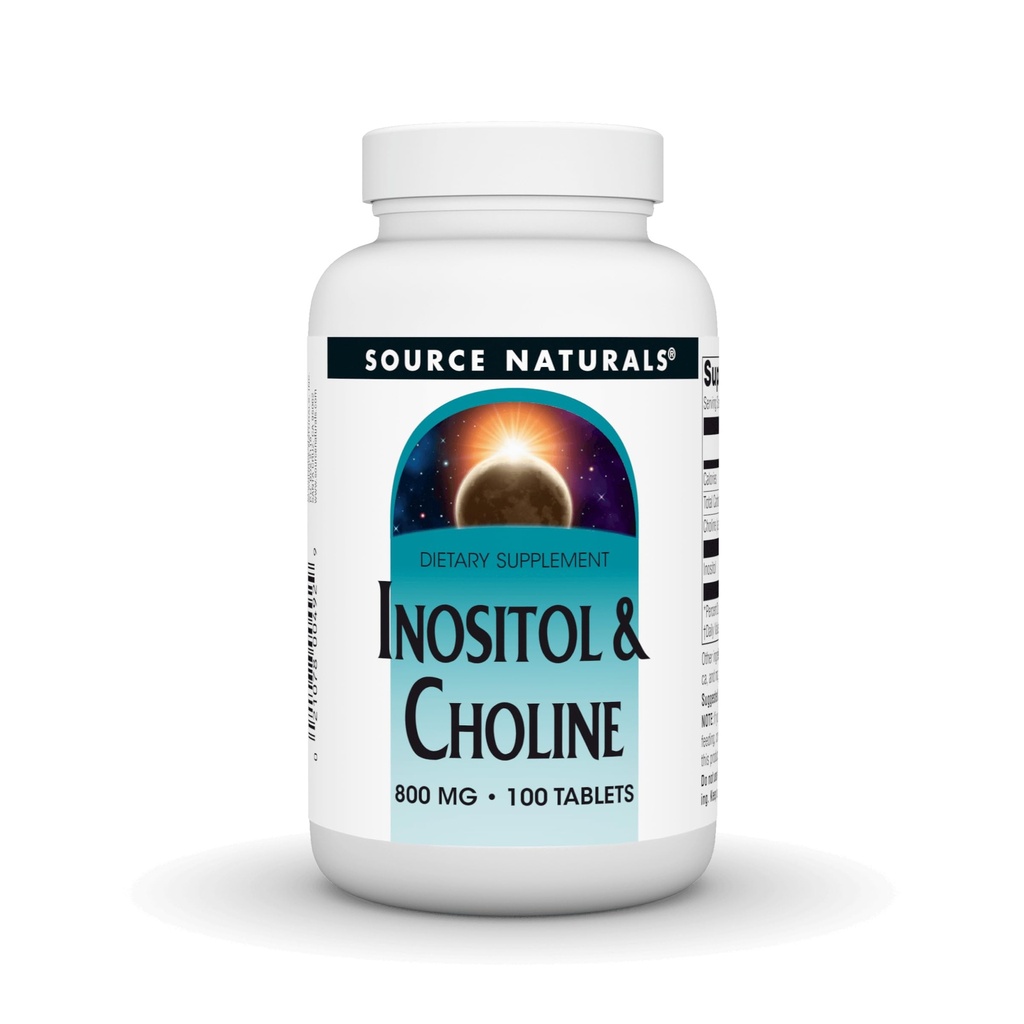 Inositool & koliin 800 mg toetab tervislikku närvifunktsiooni - 100 tabletti