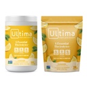 Ultima Replenisher Electrolyte Powder Drink Mix Bundle – Sugar Free – Limonaad, 90 Serving Canister ja 20 Stickpacks – 6 Elektrolüüte ja mineraale – Keto Friendly, Vegan, Non-GMO