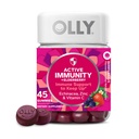 OLLY Immunity Gummy, immuuntoetus, leedrimarja, tsink, C-vitamiin, toidulisand, marjamaitse, 15 päeva pakkumine - 45 krahv