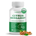 Citrus Bergamot 9-in-1 valem - kaneeli kurkumi lõhnatu küüslauk, Olive Leaf, Artišokk - valmistatud ja testitud USA-s