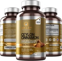 Smart Nutra Labs Orgaaniline Ceylon Cinnamon Supplement 1200mg per Serving, 180 Vegan Kapslid, 100% puhas, True Ceylon Cinnamon