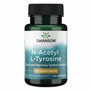 Swanson N-atsetüül L-türosiin - aminohappe lisand, mis toetab üldist aju tervist ja kesknärvisüsteemi funktsiooni - edendab ja kognitiivset tervist - (60 kapslit, 350 mg igaüks)
