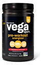 Vega Sport Pre-Workout Energizer, Maasika Lemonade - Pre Workout Pulber naistele ja meestele, toetab energia ja fookus, elektrolüüdid, Vegan, Keto, Gluteenivaba, Non GMO, 1,1 naela