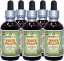 Valge paju (Salix Alba) glütseriit, orgaaniline kuivatatud koor Alkoholivaba vedelik ekstrakt (Brändinimetus: HerbalTerra, uhkelt valmistatud USAs) 5x2 fl.oz (5x60 ml)