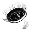 Lashify Curl 16mm Gossameri ripsmepikendused Täida, must, DIY vale ripsmed loodusliku välimuse jaoks