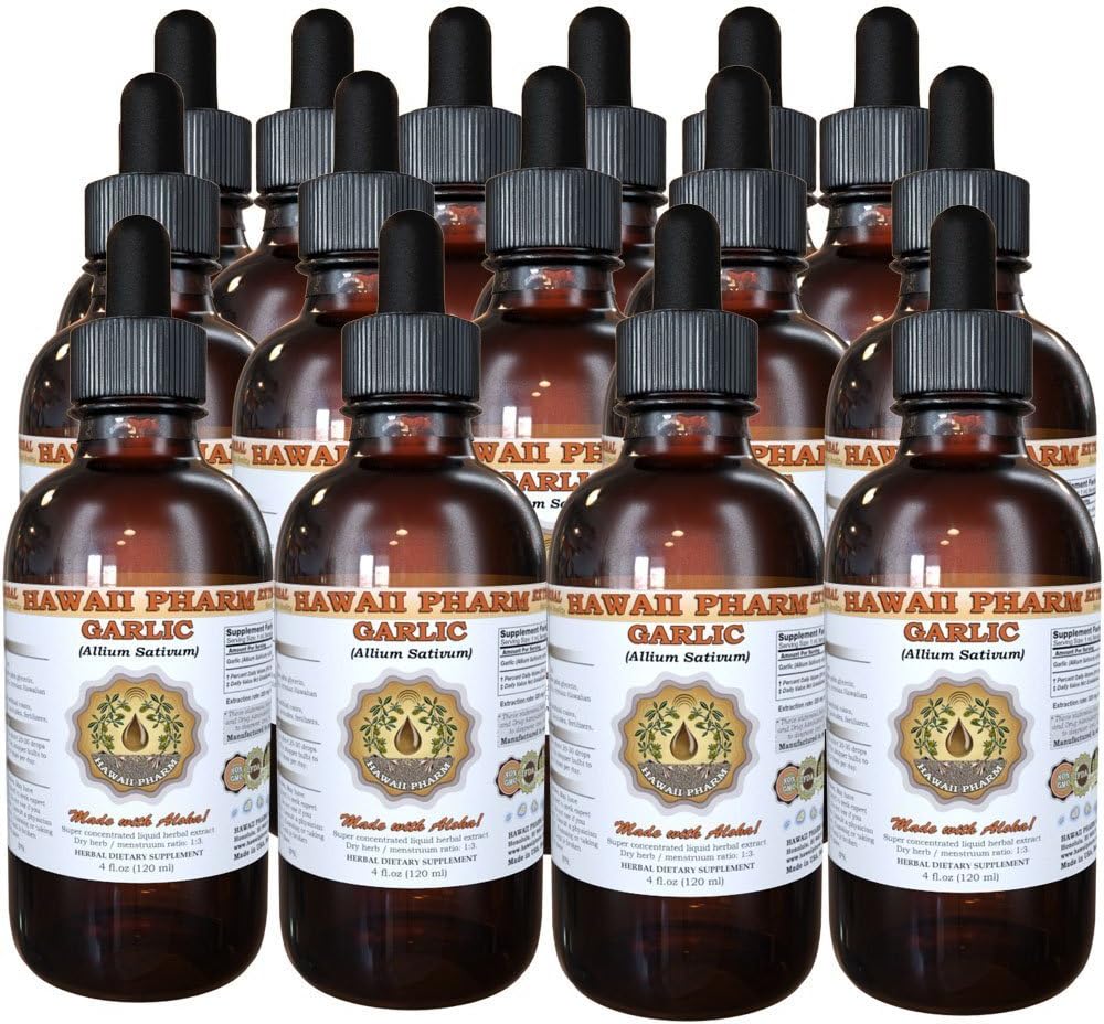 Hawaii Pharm küüslauk (Allium sativum) Vedel ekstrakt 15x4 Oz