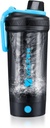 VOLTRX Shaker Bottle, Gallium USB C taaslaetav elektriline valgu raputamise mikser, Shaker Cups valgu raputamiseks ja toidu asendamine Shakes, BPA vaba, valmistatud Tritan, 24oz
