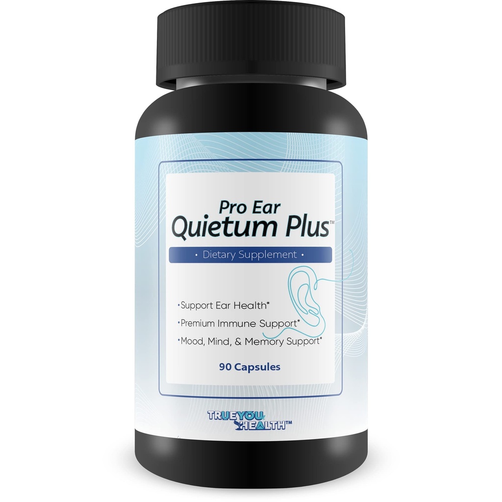 Pro Ear Quietum Plus - Natural Ear Support Supplement, et edendada tervise auditory System - Aid Inner Ear & Middle Ear Health - Toetus Vähendatud Kõrvarõngas & Buzzing - Edendada Tervislik Kuulmine