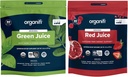 Organifi roheline mahl ja punane mahl Bundle - 30 päeva pakkumine - maitsev, värskendav orgaaniline supertoidulisandi pulber koos antioksüdantidega energia ja stressi leevendamiseks - GMO, gluteeni või soja