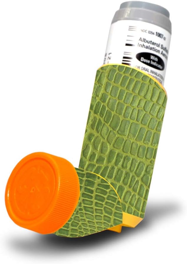 MightySkins nahk proventil HFA astma inhalaatorile - Croc Skin | Kaitsev, vastupidav ja ainulaadne Vinüül Decal wrap Cover | Lihtne rakendada, eemaldada ja muuta stiile | valmistatud USA-s