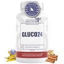 Gluco24 täiendus - täiendus kaneeli, berberiini, C-vitamiini ja muuga - meeste ja naiste täiendus, 60 kapslit