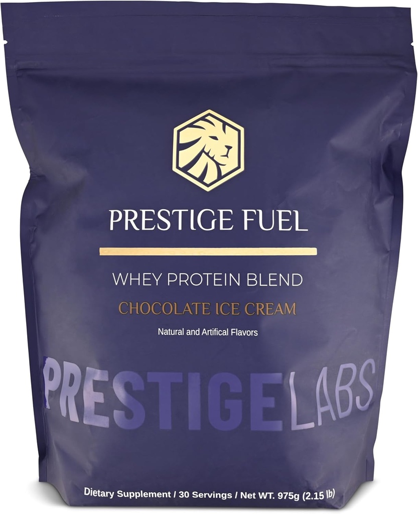 Prestige Fuel Natural Protein Whey ja Isolate Blend Chocolate Ice Cream Flavor (30 Servings)