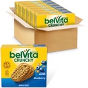 belVita hommikusöögibaarid küpsised, mustikas, 30 kokku pakendit, 6 karpi (4 küpsist pakendis)