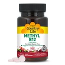 Riik Life Methyl B12, toetab energiat ja vastupidavust, 5000mcg, 60 mahutavust, sertifitseeritud gluteenivaba, sertifitseeritud vegan, sertifitseeritud mitte-GMO kontrollitud