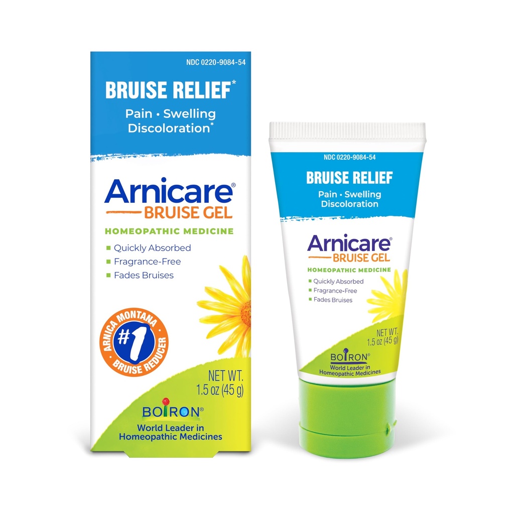 Boiron Arnicare Bruise Gel valu, põletiku või paistetuse leevendamiseks, valulikkus ja värvimuutus - mitterasvane ja lõhnavaba - 1,5 oz