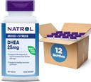 Natrol meeleolu ja stress DHEA 25mg koos kaltsiumi, toidulisand tasakaalu teatud hormoonide taset ja meeleolu toetust, 180 tabletti, 180 päeva pakkumise (12.