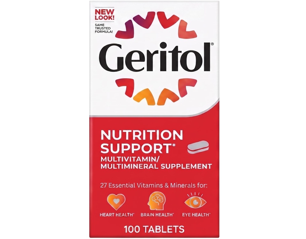 Geritol Multivitamiin 100 vahekaart (varasema nimega Geritol Complete - sama toode!)