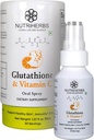 Nutriherbs Glutatioon Suukaudne Spray koos C-vitamiiniga - tõhustatud imendumine, antioksüdandid, immuunsuse toetamine, terve nahk ja juuksed (30 ml)
