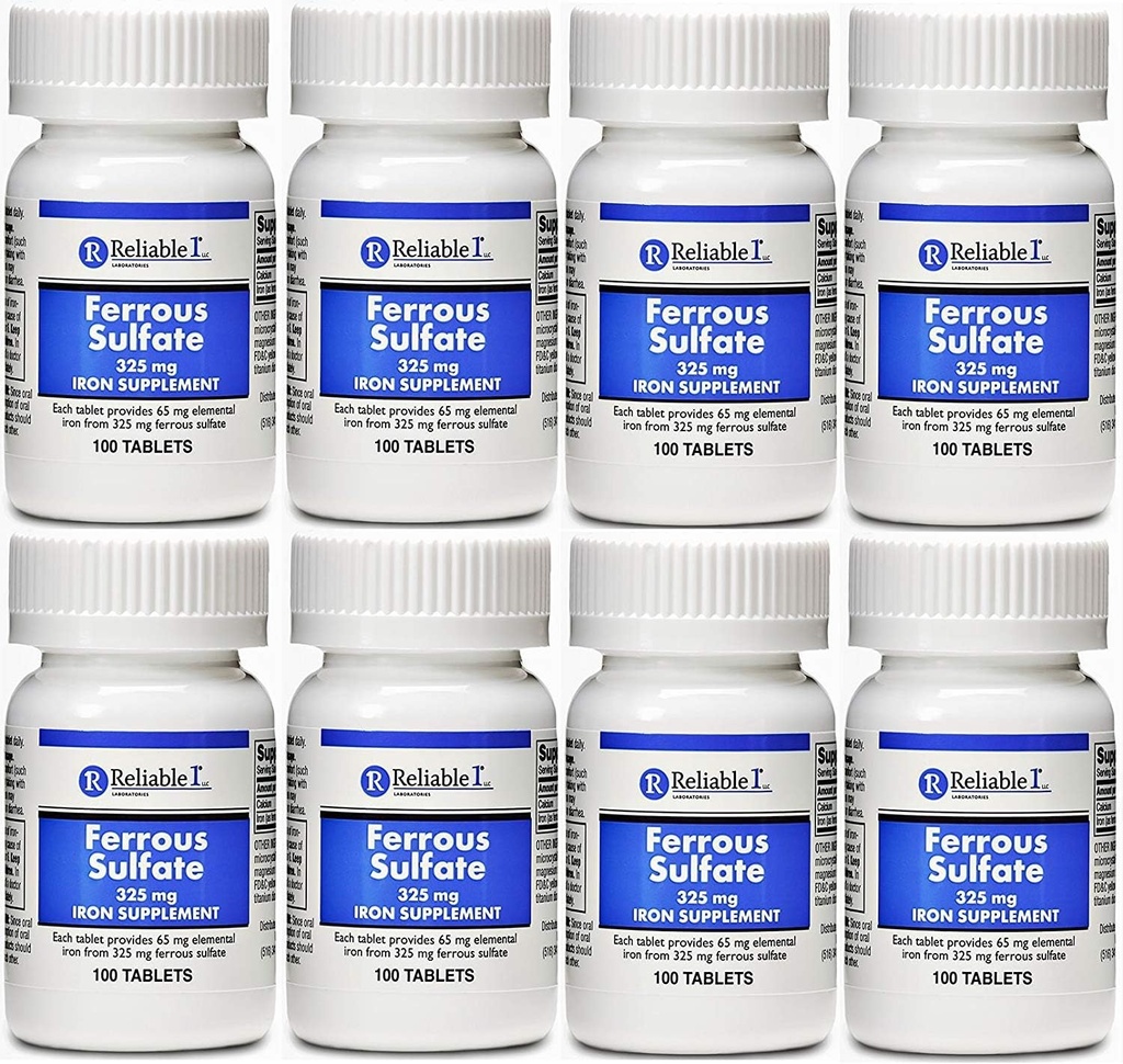Raudsulfaat Raud 325 mg Feosol 100 tableti üldine PAKK 8